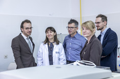 Od lewej: dr inż. Bartłomiej Filip, dr inż. Izabela Poplewska, dr inż. Roman Bochenek, prof. dr hab. inż. Dorota Antos, dr inż. Mateusz Przywara,